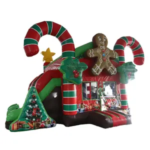 Рождественская Страна Чудес надувной дом для прыжков коммерческий класс надувной замок джемпер с батутом для детей и вечеринок