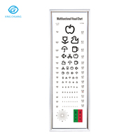 Tableau d'acuité visuelle LED en gros pour test oculaire, équipement optique, boîte lumineuse de test, tableau de vision