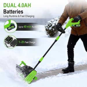 Pelle à neige électrique 20V sans fil 12 pouces de qualité commerciale avec kit LED pour allée – Vente en gros - Product Image 4