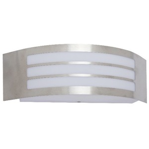 Lampe murale extérieure Vito 1xE27 315x90x100mm argentée - Product Image 1