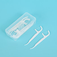 Lot de 50 cure-dents en nylon RECO, réutilisables, avec boîte de rangement, manche antidérapant, double extrémité, résistants à la déchirure, pour usage domestique