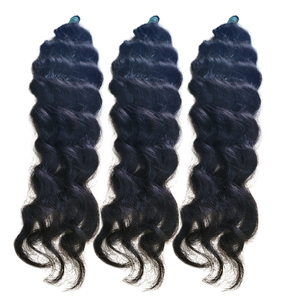 Raw Virgin Remy Indonesian Human Hair Bundles Luxury Anti-shedding Durability No-connection <b>Micro</b>-Link Hair Weaving <b>Extensions</b> - Product Image 3