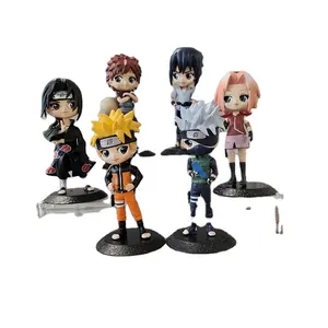 Q Posket Narutoes Stands Alone Figure 15cm Gaara Uchiha Sasuke Itachi Kawaii Dolls Hot Sale Desktop Ornaments