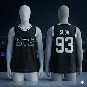 OEM ODM เสื้อบาสเก็ตบอลสั่งทำเสื้อกล้าม Bangtan kpop RM Jin Suga Jimin <span class=keywords><strong>V</strong></span> jungkook 9297 - Product Image 4