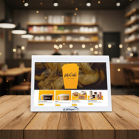 Nueva Tablet PC Android de 10.1 Pulgadas con Pantalla Táctil Dual en Forma de L, Octa Core, Rockchip, Wi-Fi, RJ45, POENFC, para Oficina Inteligente, Punto de Venta, Kiosco