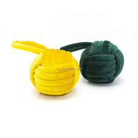 Butée de porte lestée en tissu noué en polyester, design Art Déco durable, couleur personnalisable pour usage domestique et autres décorations intérieures