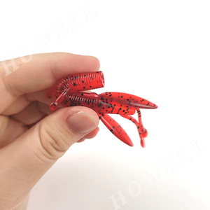 Howell, señuelo <span class=keywords><strong>de</strong></span> pesca <span class=keywords><strong>de</strong></span> PVC <span class=keywords><strong>de</strong></span> alta simulación <span class=keywords><strong>de</strong></span> 90mm, 4,7G, cebo artificial con forma <span class=keywords><strong>de</strong></span> Camarón, plástico metálico suave <span class=keywords><strong>para</strong></span> River Lake Stream OEM - Product Image 6