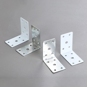 Équerres en fer Kai Shun 7740 en forme de L à 90 degrés, galvanisées, supports d'étagère, connecteurs de quincaillerie pour meubles - Product Image 1