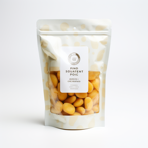 Repuesto de café con estampado de ventana, diseño ecológico para el cuidado de la piel, logotipo personalizado, bolsa de pie resellable, bolsa con cierre de cremallera - Product Image 5