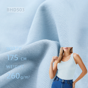 Tela Popelina <span class=keywords><strong>Modal</strong></span> BHD503 40s 1*1 Cortada a Medida, 92% Viscosa, 8% Elastano, Secado Rápido, Elástica, Resistente a las Arrugas, para Prendas de Vestir - Product Image 1