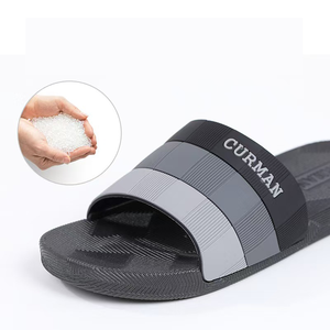 Pantuflas de PVC de Secado Rápido para Hombre y Mujer, Chanclas de Baño con Punta Abierta, Antideslizantes, Suaves, Transpirables, con Diseño Impreso - Product Image 3