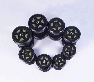Haltères hexagonaux réglables en fonte noire avec poignées métalliques 5-115 lb – Équipement d'entraînement des bras durable, étanche, unisexe, fabriqué aux États-Unis - Product Image 5