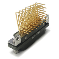 Connecteur Électrique Industriel Rectangulaire J30J-51ZKWP7-G à 51 Broches avec Boîtier en Laiton et Aluminium, Classe IP67, Prise et Fiche