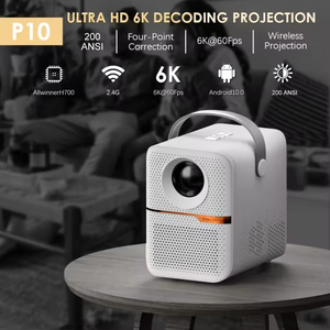 2026 Hot P10 4K <b>LED</b> <b>Projector</b> Android 11 300 ANSI WiFi 6 & BT5 Auto Focus 100" Screen Portable Home Theater Video - Product Image 3