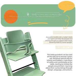 Barrière de sécurité compatible avec la <span class=keywords><strong>chaise</strong></span> <span class=keywords><strong>haute</strong></span> <span class=keywords><strong>Stokke</strong></span> pour enfants, barrière protectrice pour la <span class=keywords><strong>chaise</strong></span> <span class=keywords><strong>haute</strong></span> bébé, pour une utilisation en repas des nourrissons - Product Image 2