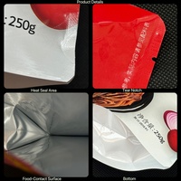 Sachet Doypack en feuille d'aluminium laminée haute barrière, résistant aux hautes températures, pour salle blanche, pour l'emballage de sauces pâtes et de plats préparés, BRC