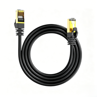 Cable de Red Kneysum CAT5 CAT5e de Cobre Puro Sólido SFTP con Fibra G652D para Router, Computadora y Banda Ancha, de 0.5m a 15m, con Conector RJ45