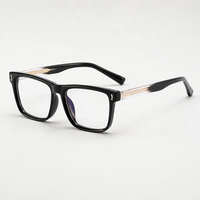 Monture de lunettes optiques ultralégères TR - Monture de lunettes solides et tendance en acétate pour l'extérieur - Monture optique à la mode