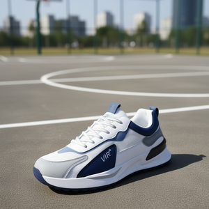 Zapatos Deportivos Unison para Hombre, Casuales, para Entrenamiento, Antideslizantes, con Cordones, Parte Superior de PU, para Todas las Temporadas, Cómodos, Estilo Baloncesto - Product Image 2