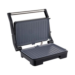 Presse à panini 2 tranches avec plaques antiadhésives, s'ouvre à 180 degrés, bac de récupération des graisses amovible - Product Image 3