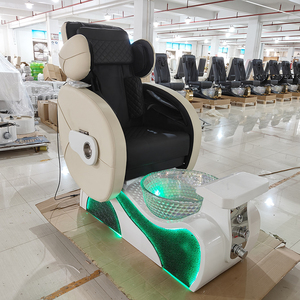 เก้าอี้สปาเท้าพร้อมไฟ LED อุปกรณ์สำหรับร้านทำเล็บใหม่หรูหราทันสมัยทันสมัย - Product Image 4
