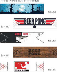 Mesa de Beer Pong Plegable Impermeable de 8 Pies, Personalizable con Impresión Digital, para Uso Comercial - Product Image 6