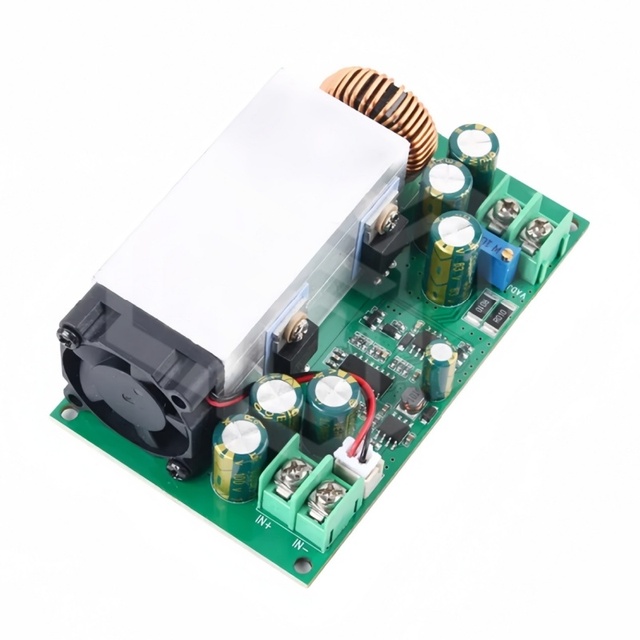 600W High-Power DC Step-Down Module 12V-75V to 5V, 19V, 21V, 24V, 48V 25A Adjustable Power Supply Board