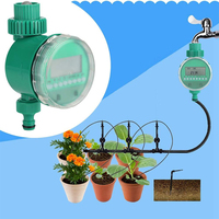 Minuterie d'irrigation de jardin numérique électrique automatique à piles contrôleur d'arrosage de fleurs intelligent en plastique pour pelouse