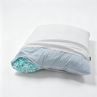Oreiller corporel moelleux réglable de qualité supérieure, oreiller de soutien de la tête moelleux et solide pour adultes allergiques et oreillers pour dormeurs latéraux