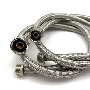 Stainless steel flexible braided metal hose for washing machine inlet hose water pipe