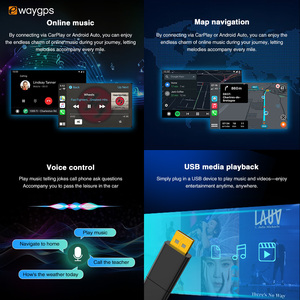 Ewaygps อะแดปเตอร์รถยนต์ไร้สายสำหรับ Land Rover Sport Vogue Discovery 4 Jaguar XE XF haman - Product Image 5