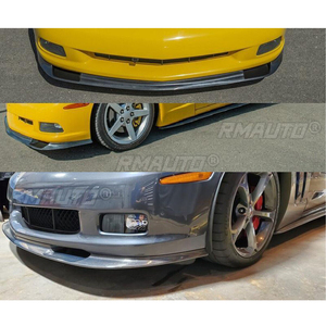 ลิปลิปกันชนหน้าสำหรับรถยนต์ C6 Chevy Corvette 2005-2013 Z51 Z06สไตล์ ZR1สไตล์คาร์บอนไฟเบอร์ - Product Image 2