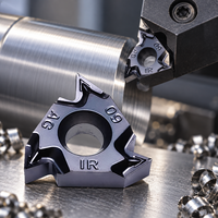 Outil de tournage CNC, lames de coupe filetées en métal dur, couteau de tour pour inserts en carbure modèles ER IR, revêtement OEM PVD CVD 55HRC OEM