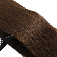 Aggiungi Lunghezza e Volume a Tutti i Tipi di Capelli, Facile Applicazione, Nastro Adesivo Morbido per la Pelle, Estensioni di Capelli Umani Vergini con Nastro Adesivo.