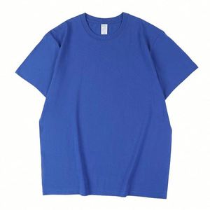 Design Custom Logo Large T-<b>Shirt</b> for Men Solid Color Cotton for Promotional Use - Product Image 6
