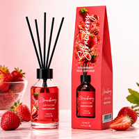 Ensemble diffuseur de parfum de luxe pour la maison, diffuseur d'arômes, huile essentielle, bouteille en verre, désodorisant longue durée, coffret cadeau OEM ODM