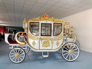 Chariot de mariage, calèche royale médiévale, chariot de marathon, chariot à chevaux, chariot de course, charrettes et calèches à vendre - Product Image 6
