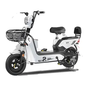 New Alibaba 50-80km EnduranceTwo Wheel Parts Electric Motorcycles Scooters With Seat