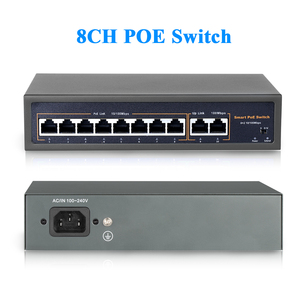 Commutateur réseau PoE US <span class=keywords><strong>Techage</strong></span> 48V 8CH/16CH 10/100Mbps IEEE 802.3af/at Ethernet Full-Duplex pour système de caméra IP sans fil AP CCTV - Product Image 6