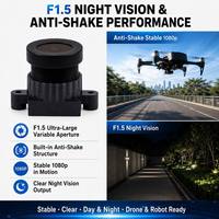 Objectif optique 3,6 mm pour caméras embarquées, objectif intelligent à vision robotique IA 6G 160 degrés, fabricants chinois d'objectifs MJOPTC