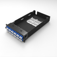 Panel Patch Fiber Optik ODF 24 Port MPO Pre-termination Splice Cassette 24F OEM/ODM Merek Bersertifikat CE RoHS Data
