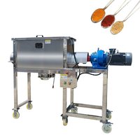 Mélangeur à ruban automatique horizontal à double hélice en acier inoxydable de 1000 L pour farine de maïs, épices et poudres