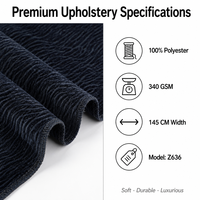 Chenille-Stoff für Sofas 100% Polyester Gewebter Chenille-Sofastoff Mittelschwer 340gsm Textilstoffe für Sofas und Vorhänge
