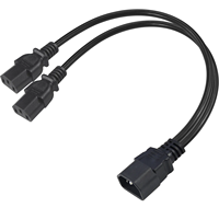 Câble de bouilloire C13 à C14 câbles d'extension câble répartiteur Y 220V 250V cordon d'alimentation électrique