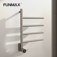 Vente du fabricant Chauffe-serviettes en acier de luxe Chauffage électrique moderne Radiateur mural pour serviettes Rail chauffant Support de salle de bain pour hôtel