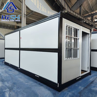 Maison portable préfabriquée en conteneur pliable personnalisée expédition Maison mobile pliante isolée
