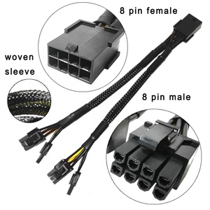 <span class=keywords><strong>สาย</strong></span>อะแดปเตอร์แปลงไฟ GPU <span class=keywords><strong>การ์ด</strong></span><span class=keywords><strong>จอ</strong></span> PCI Express แบบถัก <span class=keywords><strong>8</strong></span> พิน ตัวเมีย เป็น <span class=keywords><strong>8</strong></span> พิน ตัวผู้คู่ มีสินค้าในสต็อก - Product Image 2