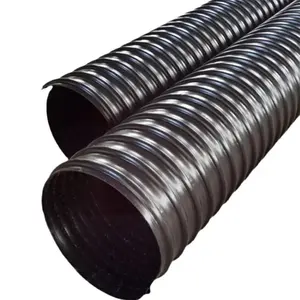 Long-lasting Perforated HDPE Drain Pipe 4 Corrugated Spiral for Municipal Sewage Pipeline Network Competitive Prices