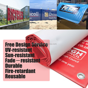ป้ายโฆษณาโพลีเอสเตอร์พิมพ์ลายตามสั่ง สีทึ<span class=keywords><strong>บ</strong></span> กันน้ำ ทนรั<span class=keywords><strong>ง</strong></span>สียูวี พร้อมห่ว<span class=keywords><strong>ง</strong></span>ตาไก่-พกพาสะดวก - Product Image 5