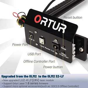 Potencia de salida óptica láser Real <span class=keywords><strong>10W</strong></span> <span class=keywords><strong>Ortur</strong></span> 390*410MM Área de grabado Estructura de metal completa Máquina grabadora láser portátil - Product Image 3